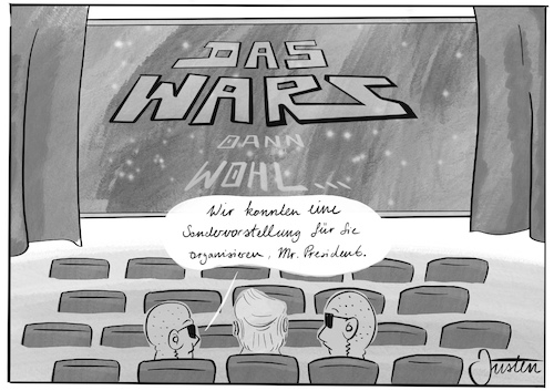 Cartoon: DAS WARS dann wohl. (medium) by Justen tagged trump,impeachment,star,wars,kino,usa,amtsenthebung,trump,impeachment,star,wars,kino,usa,amtsenthebung