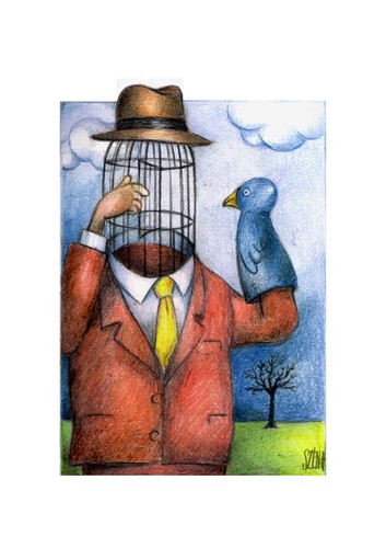 Cartoon: no text (medium) by Szena tagged caricatur
