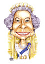 Cartoon: Queen Elisabeth II. (small) by Szena tagged united kingdom queen elisabeth