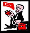 Cartoon: Erdogan gegen facebook (small) by reflector tagged erdogan,facebook,youtube
