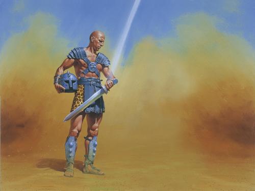 Cartoon: Gladiator (medium) by Alfons Kiefer tagged gladiator