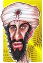 Cartoon: Osama (small) by rubenquiroga tagged osama,bin,laden