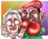 Cartoon: Uribe-Chavez (small) by rubenquiroga tagged politica chavez uribe
