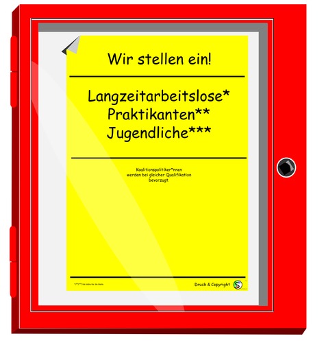 Cartoon: Endlich Mindestlohn (medium) by user unknown tagged mindestlohn,langzeitarbeitslos,praktikant,jugendliche,arbeitsmarkt,stellenmarkt,wirtschaftspolitik