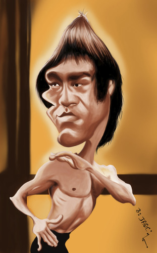 Cartoon: Bruce Lee (medium) by jaime ortega tagged bruce,lee