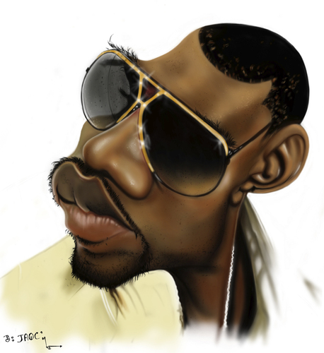 Cartoon: kanye West (medium) by jaime ortega tagged rapero,kanye,west