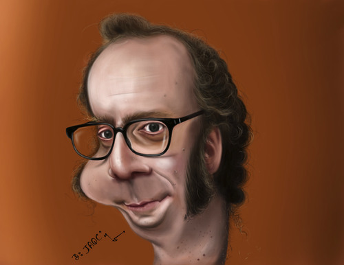 Cartoon: Paul Giamatti (medium) by jaime ortega tagged paul,giamatti