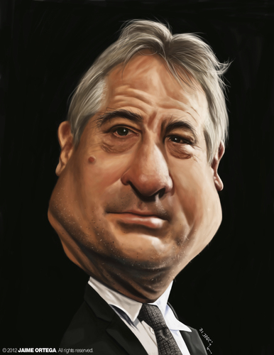 Cartoon: Robert De Niro (medium) by jaime ortega tagged robert,de,niro