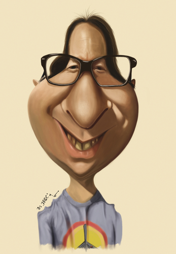 Cartoon: Robin Crowley (medium) by jaime ortega tagged robin,crowley