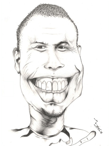 Cartoon: Ronaldo (medium) by jaime ortega tagged ronaldo,futbol,brazil