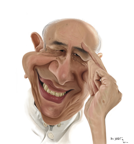 Cartoon: Simon Diaz (medium) by jaime ortega tagged diaz,simon