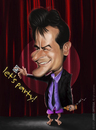 Cartoon: Charlie Sheen (small) by jaime ortega tagged charlie,sheen