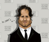 Cartoon: Edgar Ramirez. (small) by jaime ortega tagged edgar,ramirez,golden,globe,actor