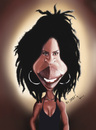 Cartoon: Laurin Hill (small) by jaime ortega tagged laurin,hill