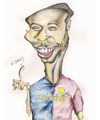 Cartoon: thierry henry (small) by jaime ortega tagged thierry,henry,francia,futbol,barsa