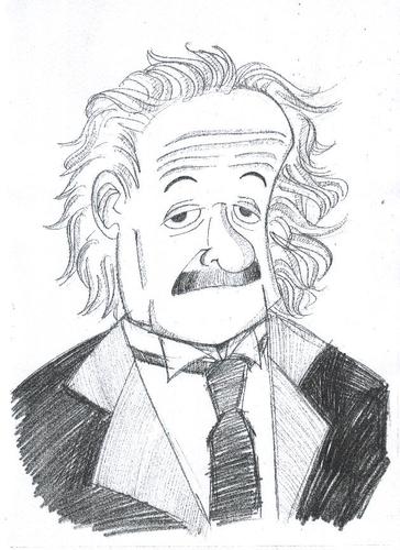 Cartoon: Albert Einstein ??? (medium) by BDTXIII tagged einstein