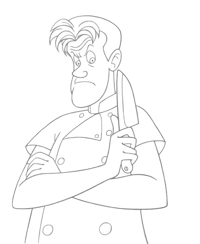 Gordon Ramsay By BDTXIII | Famous People Cartoon | TOONPOOL