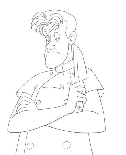 Cartoon: Gordon Ramsay (medium) by BDTXIII tagged bdtxiii