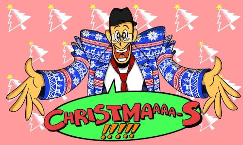 Cartoon: Nostalgia Critic Christmas (medium) by BDTXIII tagged bdtxiii,nostalgiacritic