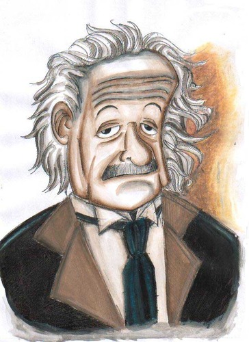Cartoon: Albert Einstein ??? (medium) by BDTXIII tagged einstein