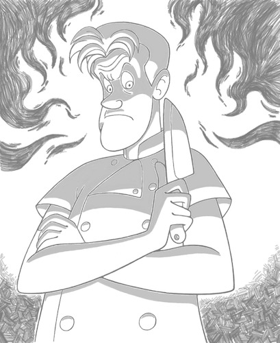 Cartoon: Gordon Ramsay (medium) by BDTXIII tagged bdtxiii