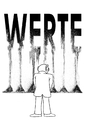 Cartoon: Moderne (small) by petwall tagged politik,werte,gesellschaft