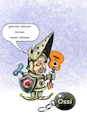 Cartoon: neues vom Drachentöter (small) by petwall tagged biermann,dissident,ostdeutschland,ossi,new,york,times