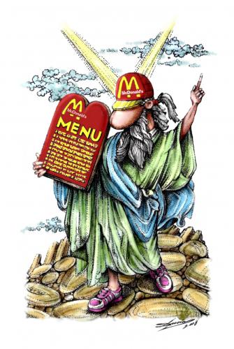 Cartoon: 10 Recipes (medium) by LuciD tagged lucido