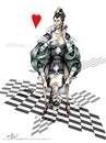 Cartoon: Chess to Dama (small) by LuciD tagged fasion olympic times white art zodiac animals cartoon cool earth football humor life live pictures religion photo sport sexy xxx