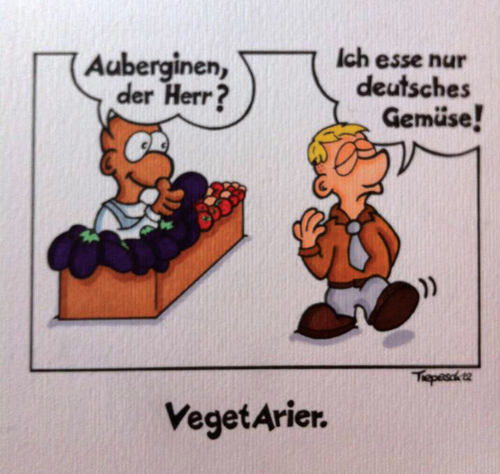 Cartoon: Vegetarier (medium) by Marcus Trepesch tagged food,germany