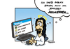 Cartoon: Jesus loves facebook (small) by Marcus Trepesch tagged jesus religion cartoon facebook social network internet web