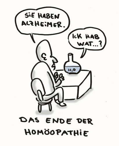 Cartoon: Dementes Wasser (medium) by Ludwig tagged alzheimer,verdünnung,globuli,gedächtnis,esoterik,homöopathie,water,wasser