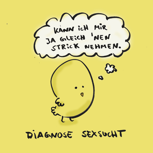 Cartoon: Diagnose SEXSUCHT (medium) by Ludwig tagged sucht,krankheit,sexsucht