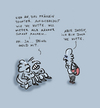 Cartoon: Generationenkonflikt (small) by Ludwig tagged prostitution,eltern,vater,erziehung,beruf,nutte,anschaffen,zuhälter