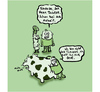 Cartoon: Inside the Kuh (small) by Ludwig tagged kuh,cow,tierarzt,veterinär,vet,pet,doc,bauer,landleben,vieh,rind