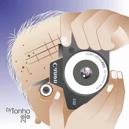 Cartoon: JM (medium) by Tonho tagged foto