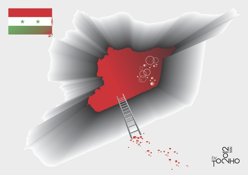 Cartoon: Syria (medium) by Tonho tagged assad,al,bashar,syria