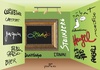 Cartoon: Autograph Gallery (small) by Tonho tagged autograph,gallery,famous,artists