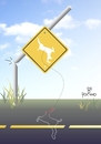 Cartoon: Care animal on the runway (small) by Tonho tagged animal,runway