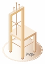 Cartoon: chair (small) by Tonho tagged chair,escher