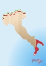 Cartoon: italy (small) by Tonho tagged berlusconi