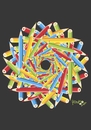 Cartoon: Mandala pencil (small) by Tonho tagged mandala,pencil