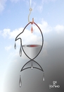 Cartoon: pollution (small) by Tonho tagged ocean,pollution,fish,life