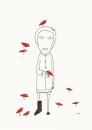 Cartoon: International Cripple Day (small) by flyingfly tagged cripple,lina,khesina,card,girt,bird,seeds,holiday