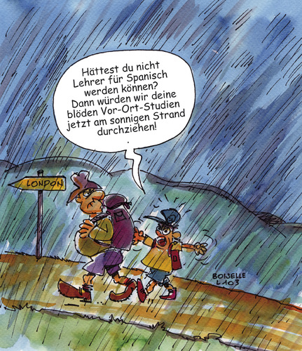 Englisch- Lehrer im Urlaub Englisch- Lehrer im Urlaub