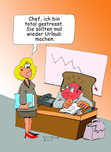 Cartoon: Urlaub (medium) by Boiselle tagged steffen,boiselle,chef,urlaub,stress,statistik,diagramm,arbeit,arbeitnehmer,arbeitgeber,büro,schreibtisch,tasche,chef,urlaub,stress,statistik,diagramm,arbeit,arbeitnehmer,arbeitgeber,büro,schreibtisch,tasche