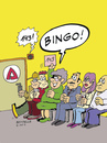 Cartoon: Bingo (small) by Boiselle tagged lustig,witzig,witz,humor,cartoon,zeichnung,menschen,agentur,arbeit,wartezimmer,mann,frau,männer,frauen,bingo,durchsage,nummer,zahl,aufruf,verwirrt,schockiert,reaktion,kleid,bunt,grün,handy,smartphone,telefon,stühl,stühle,haare,bart,schnauzer,schuhe,hosen,tür,türgriff,lautsprecher,aussage,gelb,raum,wand,boden,schild