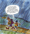 Cartoon: Englisch- Lehrer im Urlaub (small) by Boiselle tagged steffen,boiselle,lehrer,englisch,urlaub,ferien,schulferien,schule,schüler,sohn,kinder,beschwerde,diskussion,london,regen,gewitter,unwetter,matsch,schlamm,rucksack,wandern