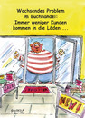 Cartoon: Wachsendes Problem (small) by Boiselle tagged steffen,boiselle,problem,buchhandlung,buchhandel,bücher,laden,geschäft,mann,dick,übergewicht,lustig,humor,witz,witzig,cartoon,fettleibig,tür,glastür,aufsteller,regale,regal,welcome,new