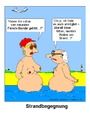 Cartoon: Fleichskandal (small) by gert montana tagged fleischskandal,strand,sylt,strandgespräch,gertoons,fette,weiber